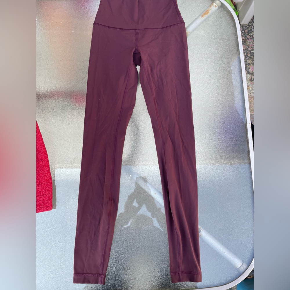 Lululemon Athletica Deep Purple/ Burgundy Leggings